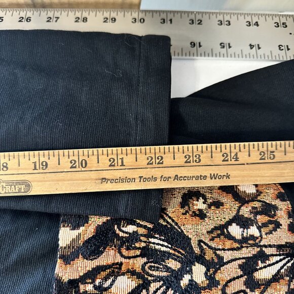 Alex Kim Womens Cardigan Sweater Jacket Patchwork Animal Print Art to Wear Large - Picture 6 of 15